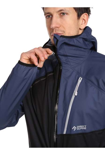 Fotogalerie Pánská hardshellová bunda CYCLONE black/navy